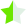 Estrella verde media